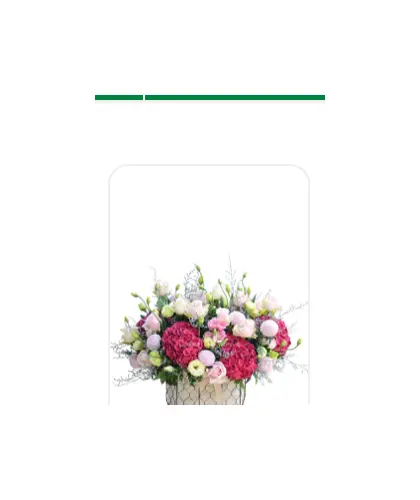 Giỏ Hoa Tình Cảm Chân
