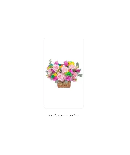 Giỏ Hoa Yêu Thương Rực 02