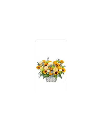 Giỏ Hoa Ánh Dương Rực